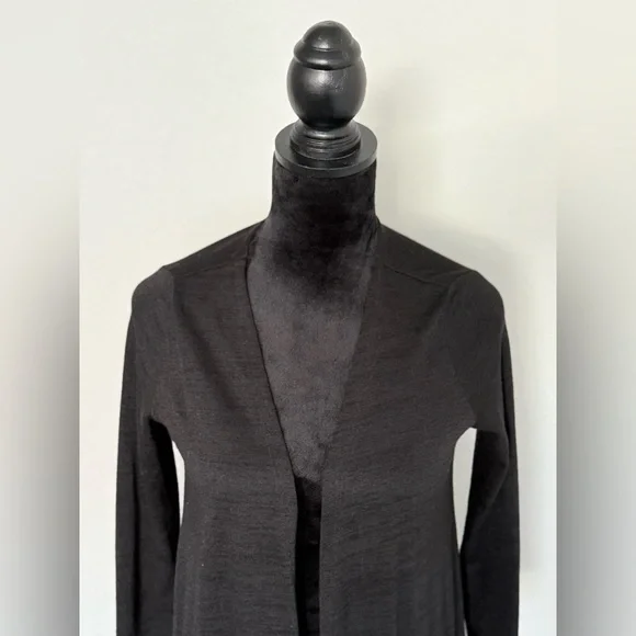 LuLaRoe Black Sarah Cardigan Sweater size Small - Picture 2 of 8
